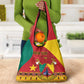 Personalised Cameroon National Day Grocery Bag Cameroun Coat Of Arms With Atoghu Pattern
