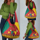 Personalised Cameroon National Day Grocery Bag Cameroun Coat Of Arms With Atoghu Pattern