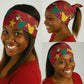 Cameroon National Day Neck Gaiter Cameroun Coat Of Arms With Atoghu Pattern - African Pride