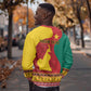 Personalised Cameroon National Day Sweatshirt Cameroun Coat Of Arms With Atoghu Pattern