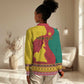 Personalised Cameroon National Day Women Casual Shirt Cameroun Coat Of Arms With Atoghu Pattern LT14