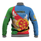 Eritrea Independence Day Baseball Jacket Eritrean Olive Branches 33rd Anniversary LT14