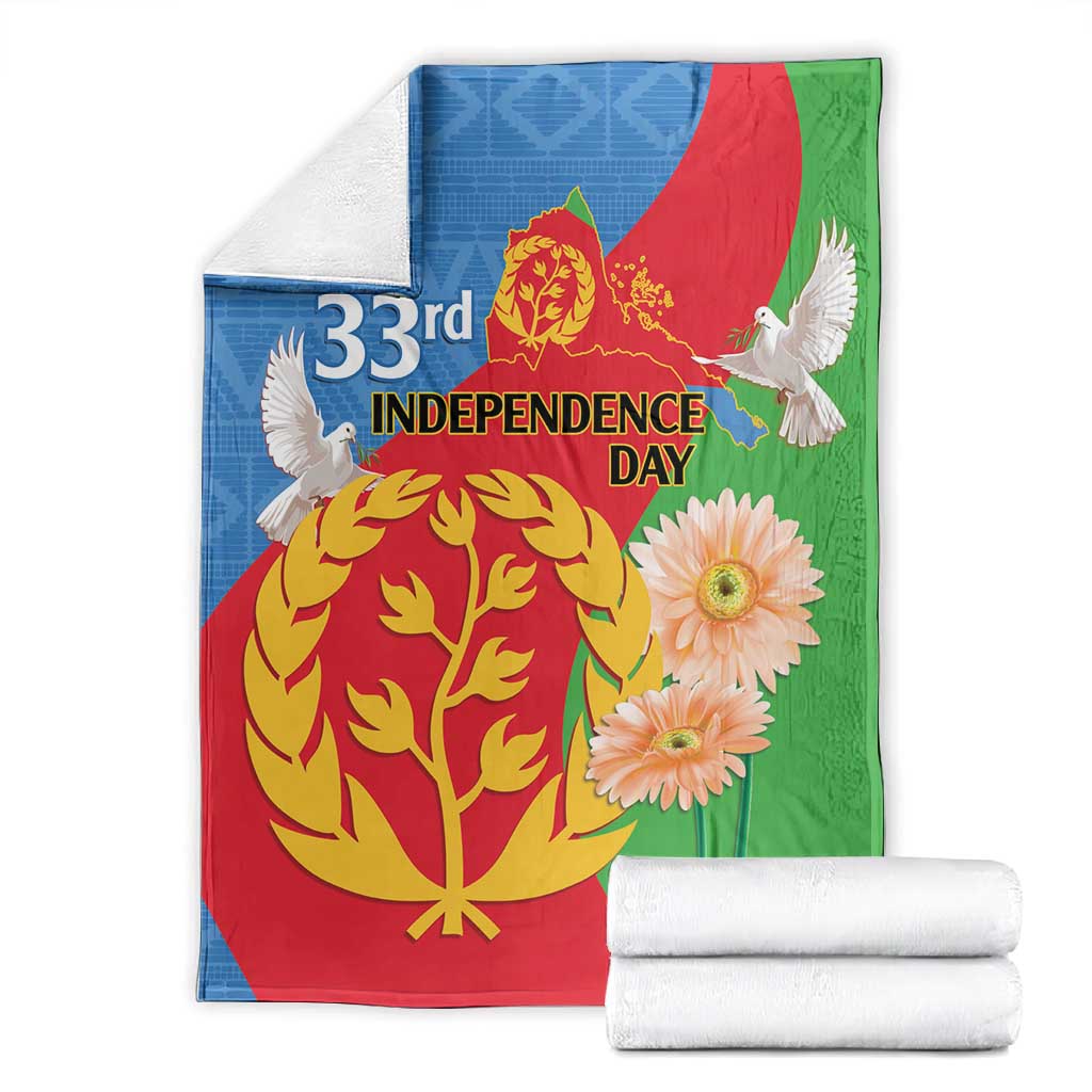 Eritrea Independence Day Blanket Eritrean Olive Branches 33rd Anniversary