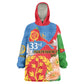 Eritrea Independence Day KId Wearable Blanket Hoodie Eritrean Olive Branches 33rd Anniversary
