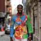 Eritrea Independence Day Long Sleeve Button Shirt Eritrean Olive Branches 33rd Anniversary
