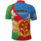 Eritrea Independence Day Polo Shirt Eritrean Olive Branches 33rd Anniversary