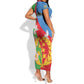Eritrea Independence Day Short Sleeve Bodycon Dress Eritrean Olive Branches 33rd Anniversary LT14