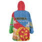 Eritrea Independence Day Wearable Blanket Hoodie Eritrean Olive Branches 33rd Anniversary