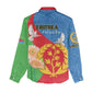 Eritrea Independence Day Women Casual Shirt Eritrean Olive Branches 33rd Anniversary LT14
