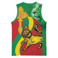 Ethiopia National Day Basketball Jersey Ethiopia Lion of Judah African Pattern - African Pride