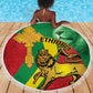 Ethiopia National Day Beach Blanket Ethiopia Lion of Judah African Pattern
