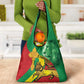 Ethiopia National Day Grocery Bag Ethiopia Lion of Judah African Pattern