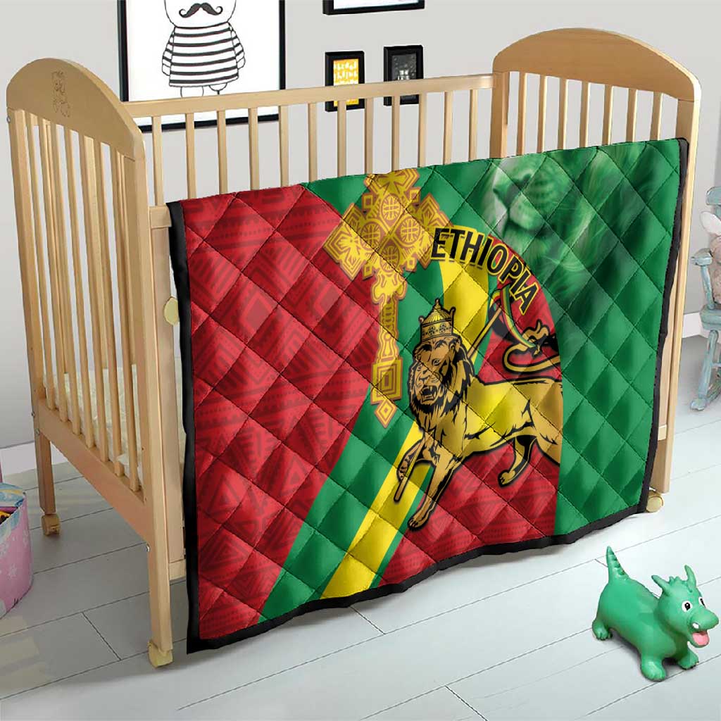 Ethiopia National Day Quilt Ethiopia Lion of Judah African Pattern
