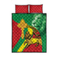 Ethiopia National Day Quilt Bed Set Ethiopia Lion of Judah African Pattern