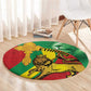 Ethiopia National Day Round Carpet Ethiopia Lion of Judah African Pattern
