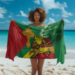 Ethiopia National Day Sarong Ethiopia Lion of Judah African Pattern
