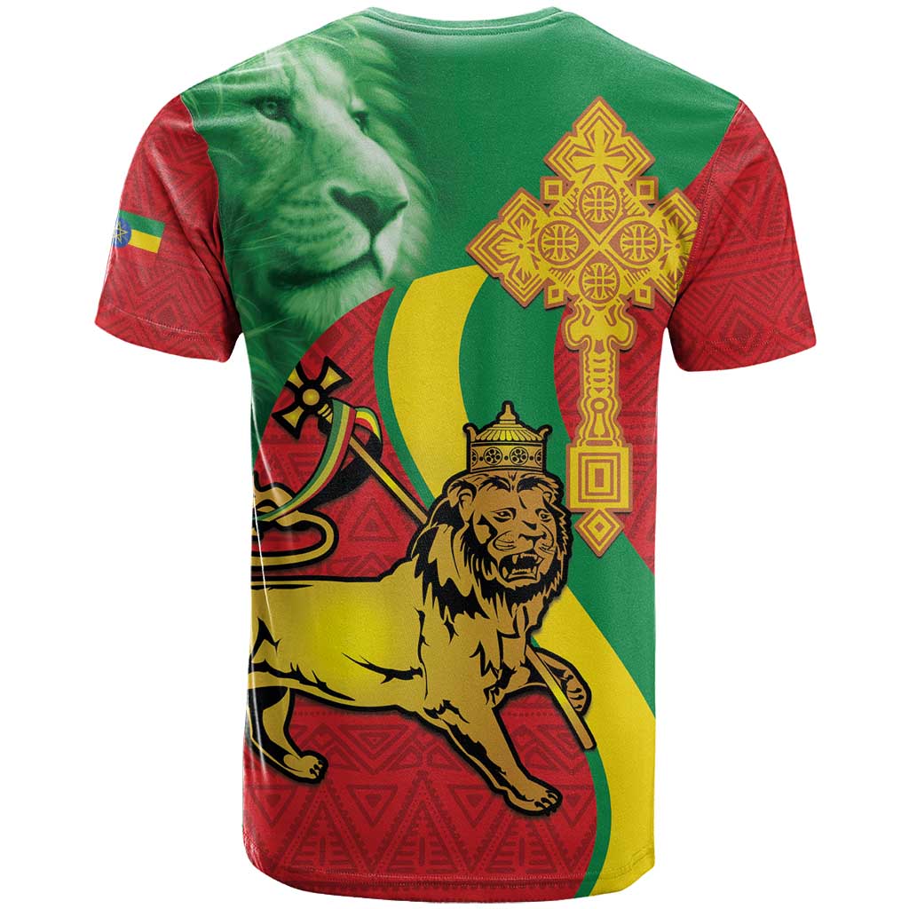 Ethiopia National Day T shirt Ethiopia Lion of Judah African Pattern