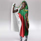 Personalised Ethiopia Hooded Blanket Men's Dreadlock Rasta Lion Headphones