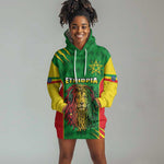 Personalised Ethiopia Hoodie Dress Men's Dreadlock Rasta Lion Headphones