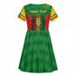 Personalised Ethiopia Kid Short Sleeve Dress Men's Dreadlock Rasta Lion Headphones