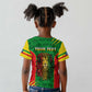 Personalised Ethiopia Kid T shirt Men's Dreadlock Rasta Lion Headphones