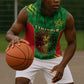 Personalised Ethiopia Sleeveless Hoodie Men's Dreadlock Rasta Lion Headphones - African Pride