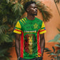 Personalised Ethiopia T shirt Men's Dreadlock Rasta Lion Headphones