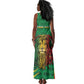 Personalised Ethiopia Tank Maxi Dress Men's Dreadlock Rasta Lion Headphones