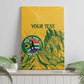 Custom South Africa Cricket Canvas Wall Art 2024 African Pattern Go Proteas