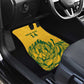Custom South Africa Cricket Car Mats 2024 African Pattern Go Proteas