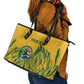 Custom South Africa Cricket Leather Tote Bag 2024 African Pattern Go Proteas