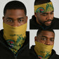 Custom South Africa Cricket Neck Gaiter 2024 African Pattern Go Proteas LT14