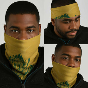 South Africa Cricket Neck Gaiter 2024 African Pattern Go Proteas - African Pride