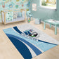 Afro Liberia Monrovia Capital Area Rug African Pattern Curves Style