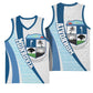Afro Liberia Monrovia Capital Basketball Jersey African Pattern Curves Style - African Pride