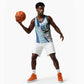 Afro Liberia Monrovia Capital Basketball Jersey African Pattern Curves Style - African Pride