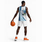 Afro Liberia Monrovia Capital Basketball Jersey African Pattern Curves Style - African Pride