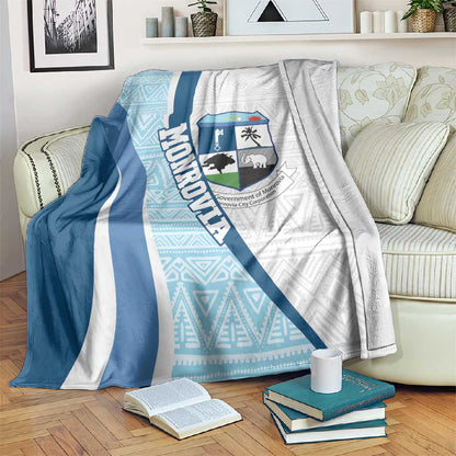 Afro Liberia Monrovia Capital Blanket African Pattern Curves Style