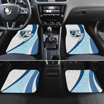Afro Liberia Monrovia Capital Car Mats African Pattern Curves Style