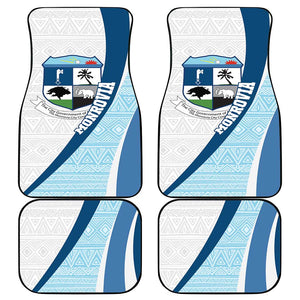 Afro Liberia Monrovia Capital Car Mats African Pattern Curves Style