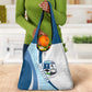 Afro Liberia Monrovia Capital Grocery Bag African Pattern Curves Style