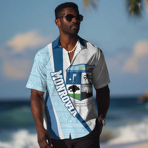 Afro Liberia Monrovia Capital Hawaiian Shirt African Pattern Curves Style
