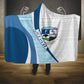 Afro Liberia Monrovia Capital Hooded Blanket African Pattern Curves Style