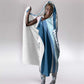 Afro Liberia Monrovia Capital Hooded Blanket African Pattern Curves Style