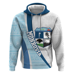 Afro Liberia Monrovia Capital Hoodie African Pattern Curves Style