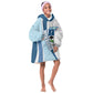 Afro Liberia Monrovia Capital Kid Wearable Blanket Hoodie African Pattern Curves Style
