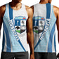 Afro Liberia Monrovia Capital Men Tank Top African Pattern Curves Style