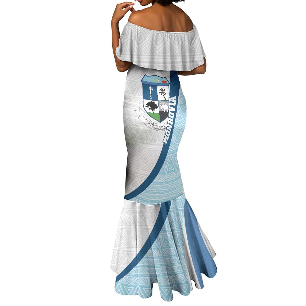 Afro Liberia Monrovia Capital Mermaid Dress African Pattern Curves Style