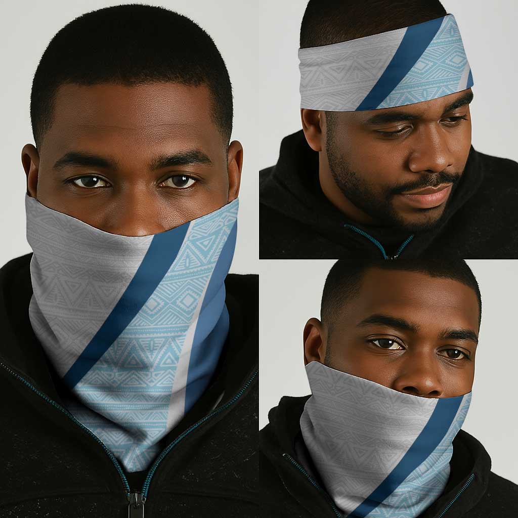 Afro Liberia Monrovia Capital Neck Gaiter African Pattern Curves Style - African Pride