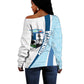 Afro Liberia Monrovia Capital Off Shoulder Sweater African Pattern Curves Style